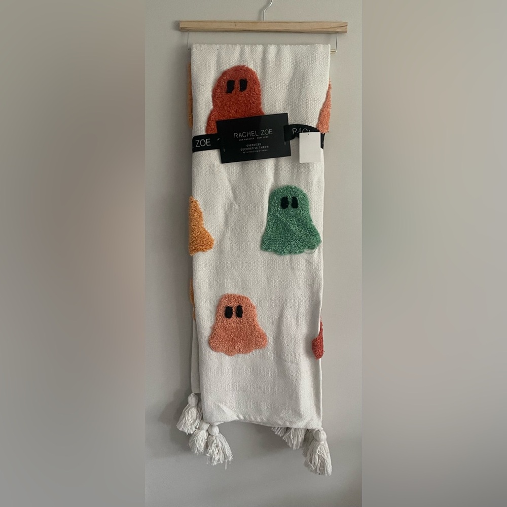 Rachel Zoe Oversized Decorative Ghost Blanket